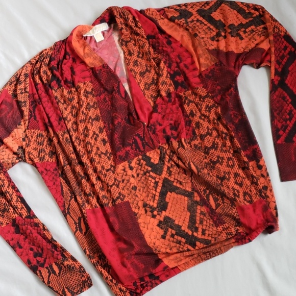 Michael Kors Tops - Michael Kors peek-a-boo one snap blouse